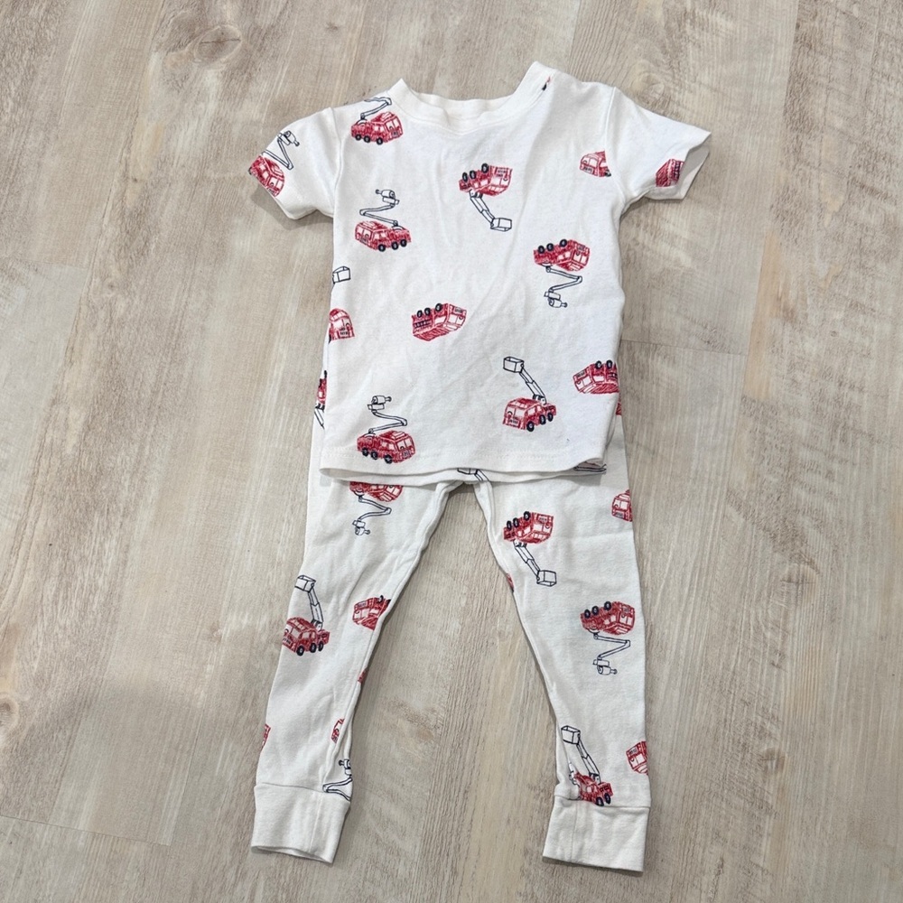 Toddler Fire Truck 2 piece PJ set